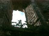 looking out of Ludlow Castle
